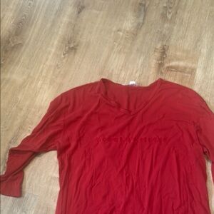 Victoria's Secret Vibrant Red V-Neck nightgown